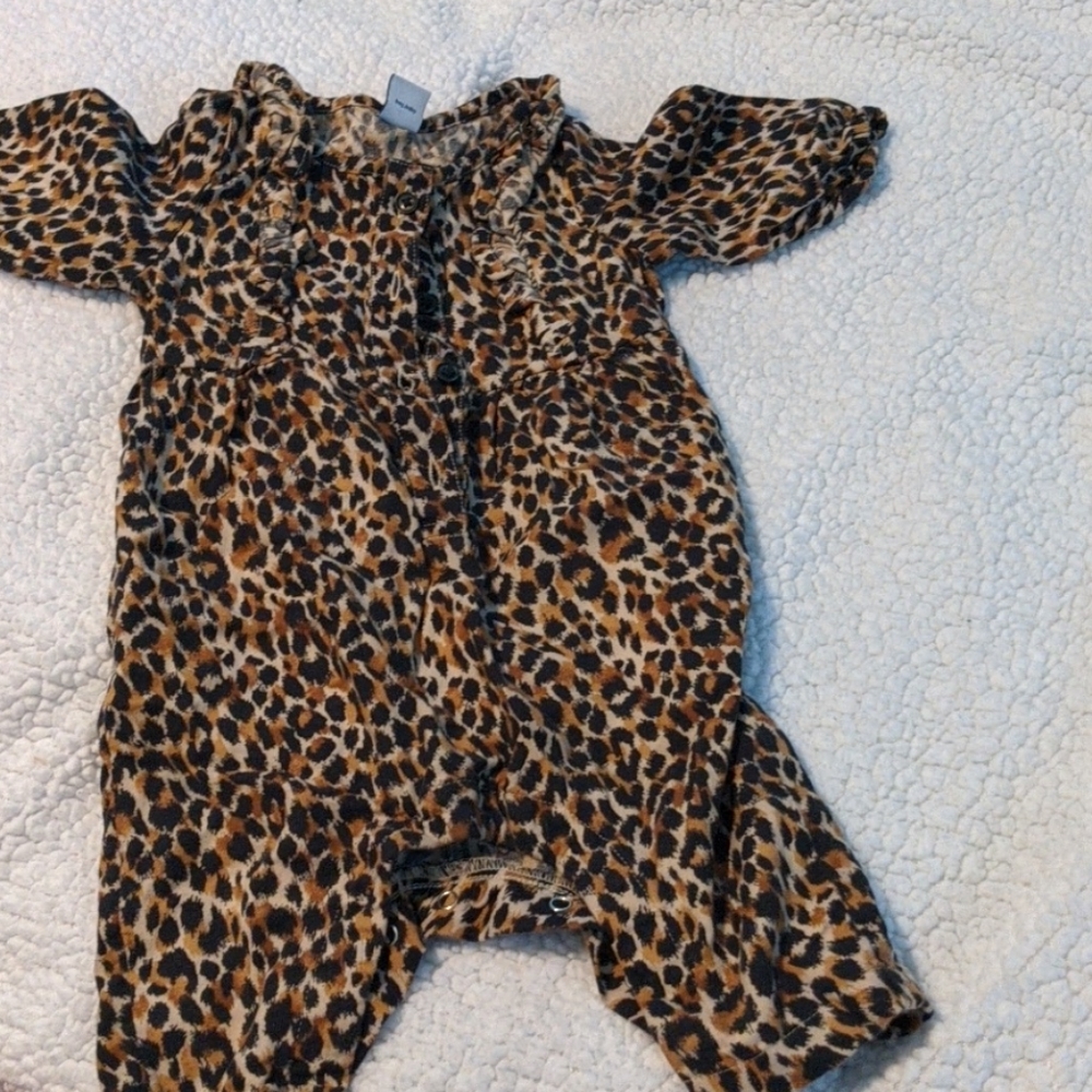Animal Print Romper